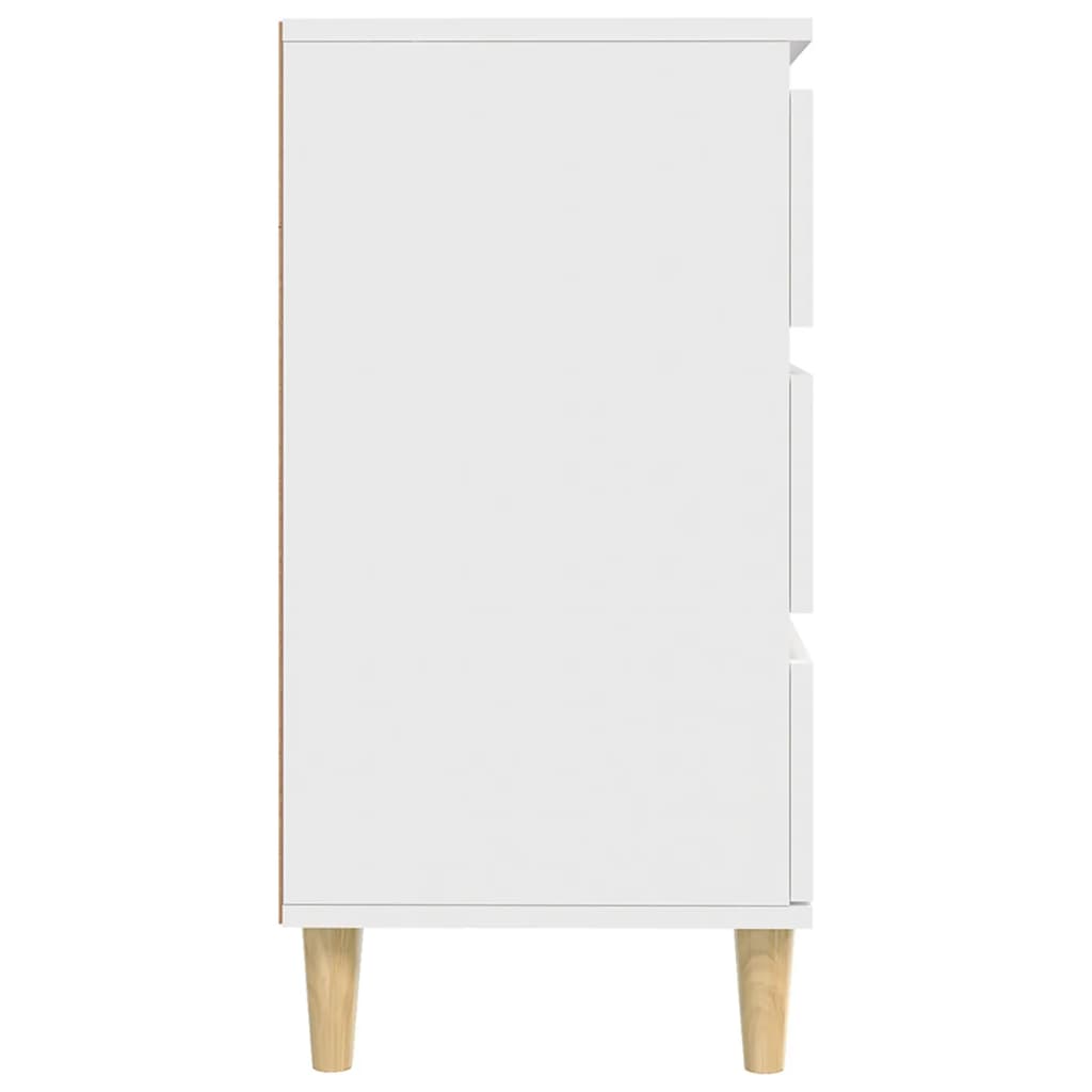 vidaXL Servantă, alb, 60x35x70 cm, lemn prelucrat