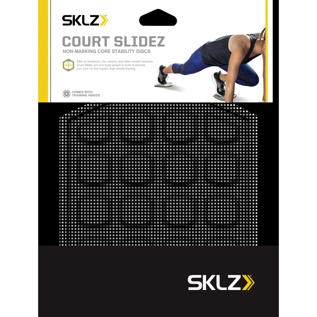 SKLZ Disc de echilibru pentru exerciții "Court Slidez", gri și negru