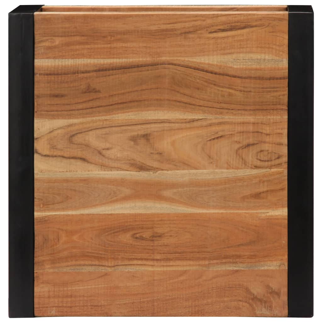 vidaXL Măsuță de cafea, 60 x 60 x 40 cm, lemn masiv de acacia