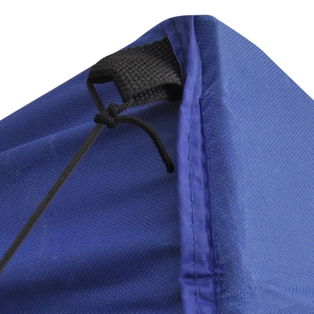 41466 vidaXL Blue Foldable Tent 3 x 3 m with 4 Walls