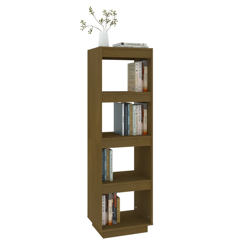 vidaXL Bibliotecă/Separator cameră maro miere 40x35x135cm lemn pin