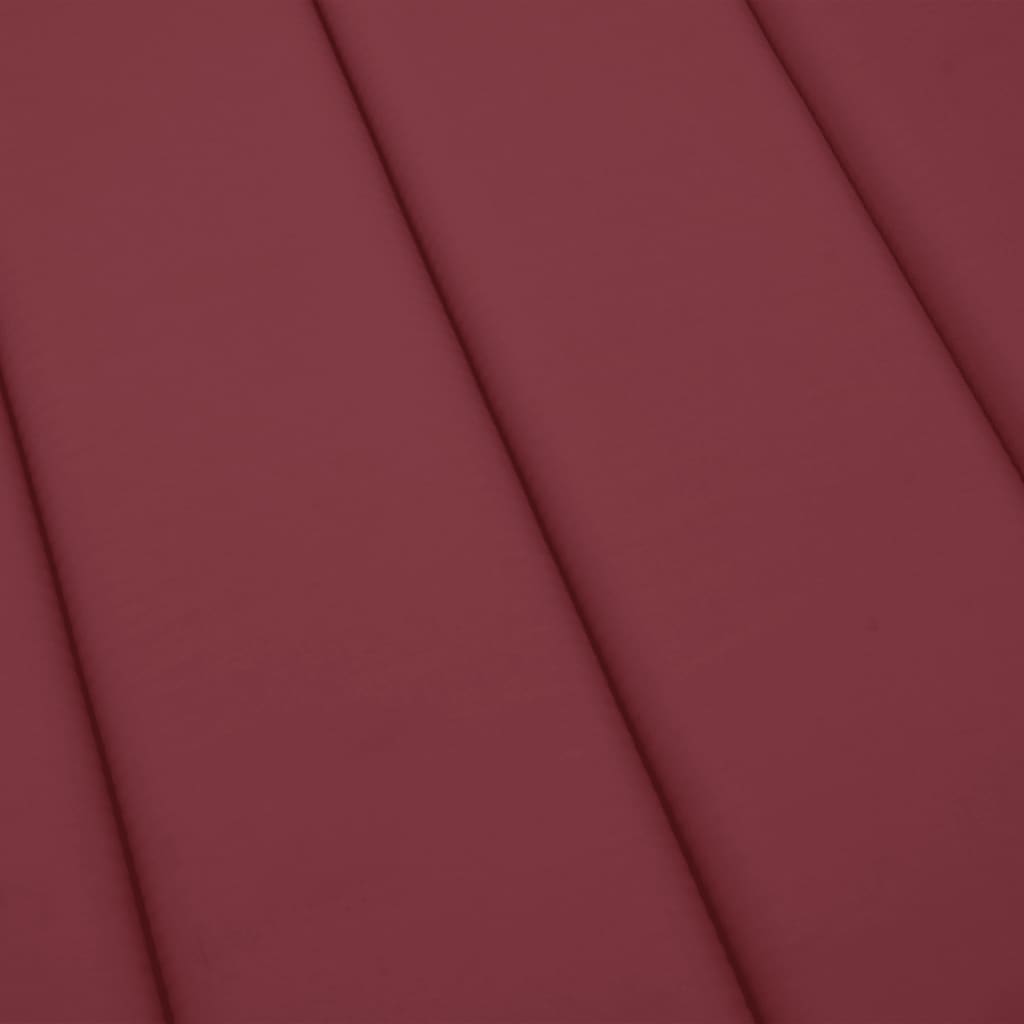 vidaXL Pernă de șezlong, roșu vin, 200x70x3 cm, textil oxford