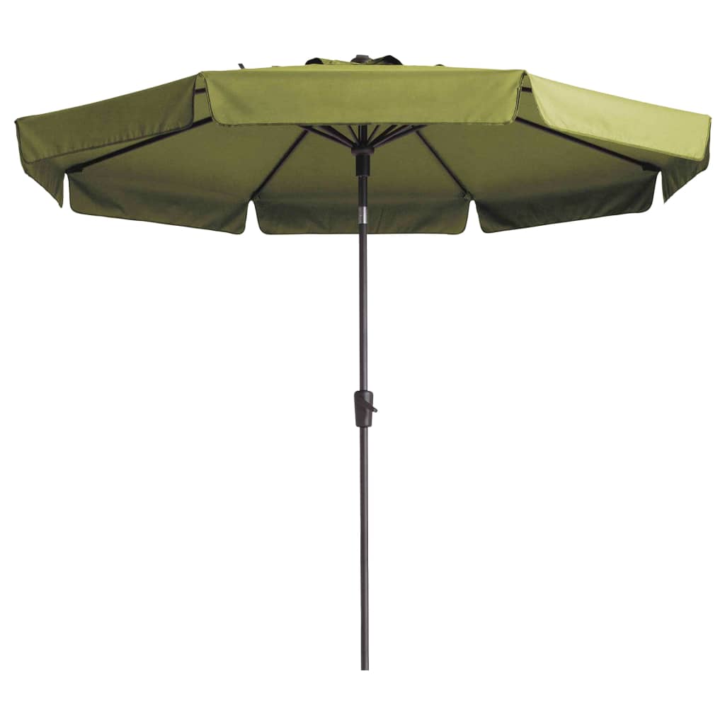 Madison Umbrelă de soare Flores Luxe, verde salvie, 300 cm, rotundă