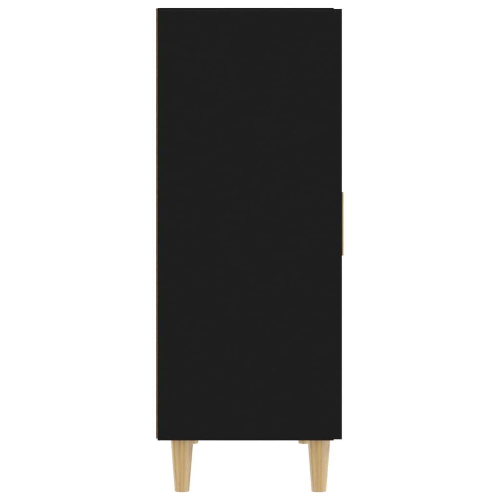 vidaXL Servantă, negru, 70x34x90 cm, lemn prelucrat