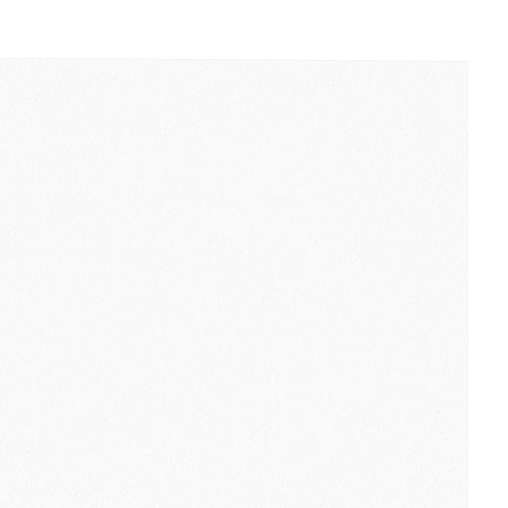 vidaXL Masă laterală, alb, 55x35x66 cm, lemn compozit