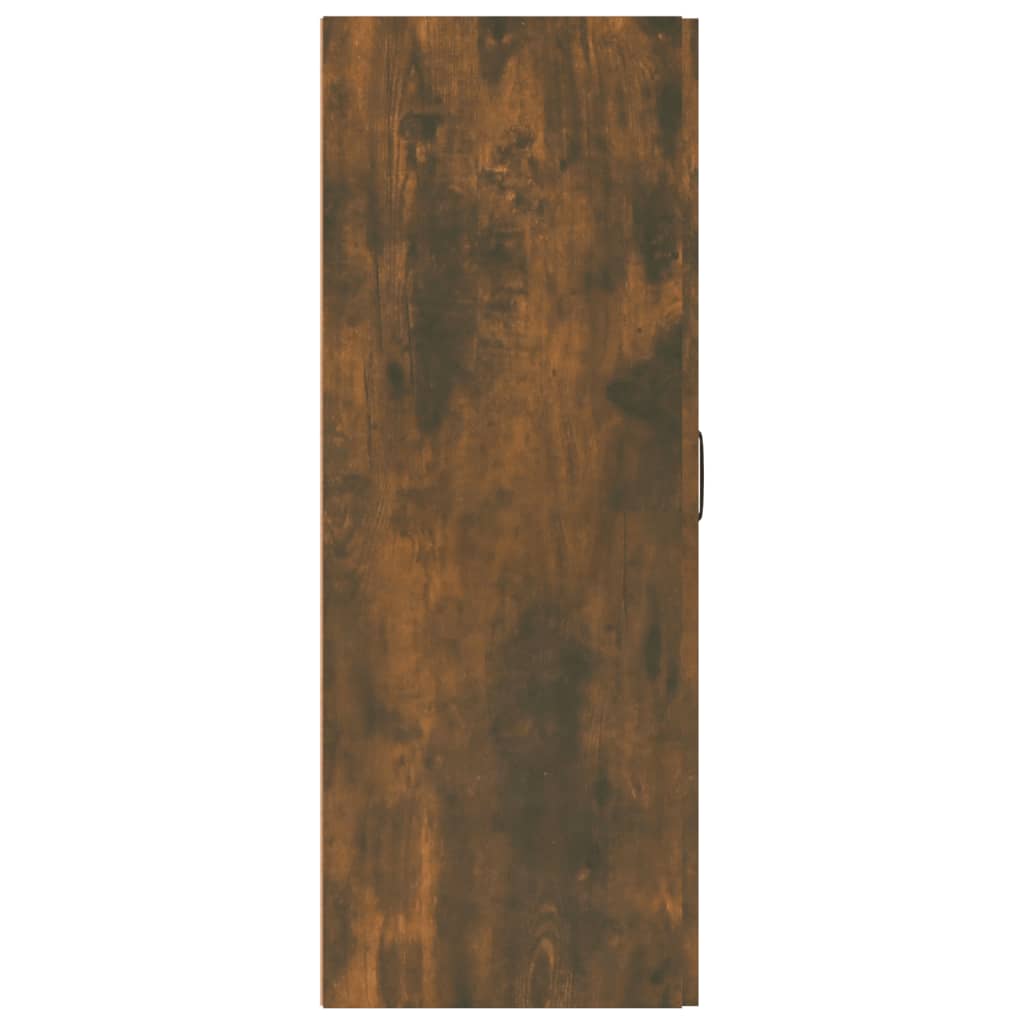 vidaXL Dulap suspendat, stejar fumuriu, 69,5x34x90 cm, lemn prelucrat