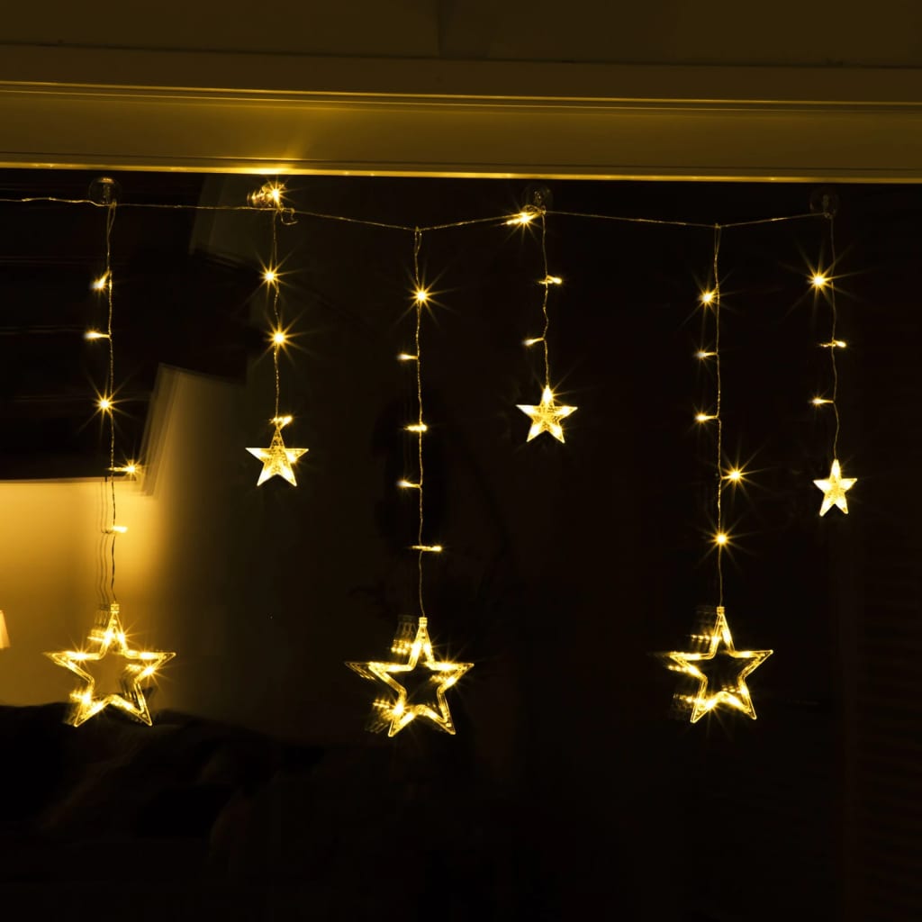 HI Perdea cu steluțe luminoase Fairy, cu 63 LED-uri