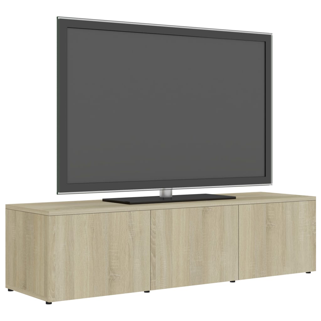 vidaXL Comodă TV, stejar Sonoma, 120 x 34 x 30 cm, PAL