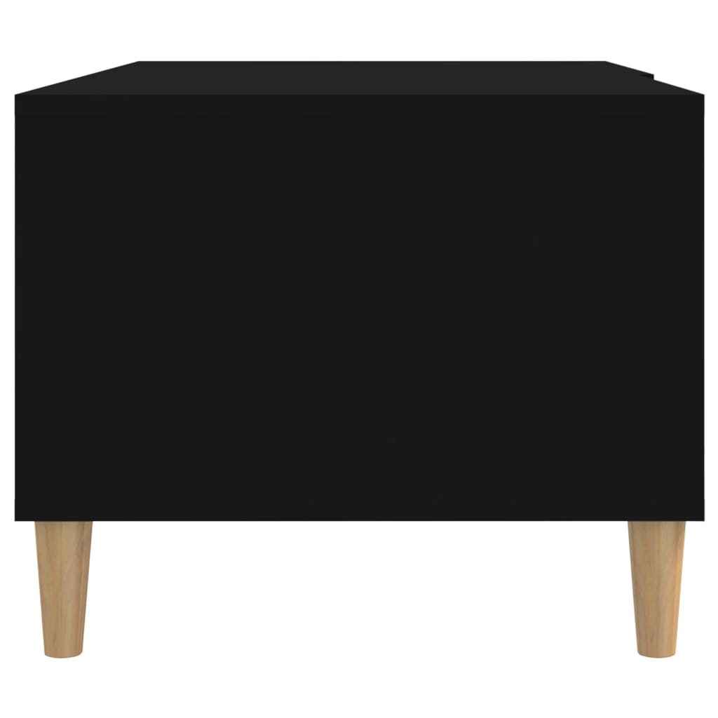 vidaXL Măsuță de cafea, negru, 89,5x50x40 cm, lemn compozit