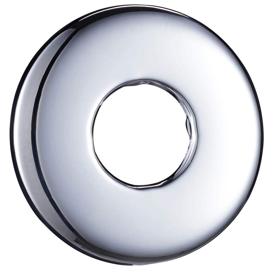 vidaXL Braț suport duș, rotund, argintiu,30 cm, oțel inoxidabil 201