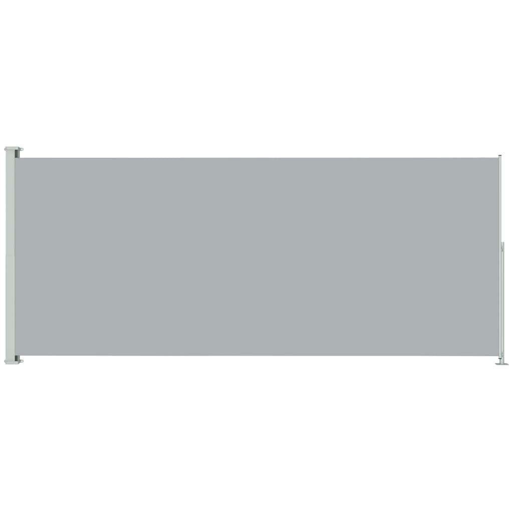 vidaXL Copertină laterală retractabilă de terasă, gri, 200x500 cm