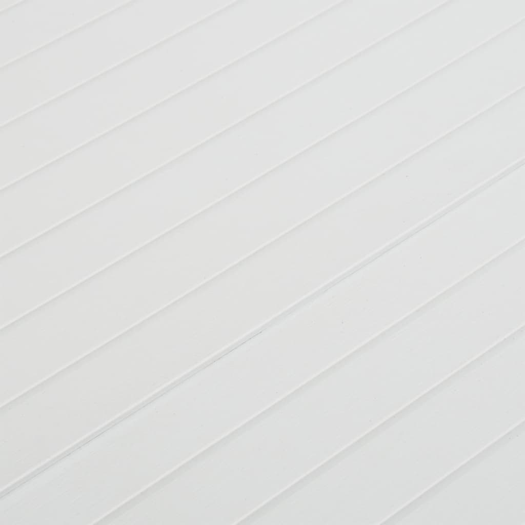 vidaXL Masă de grădină, alb, 220x90x72 cm, PP