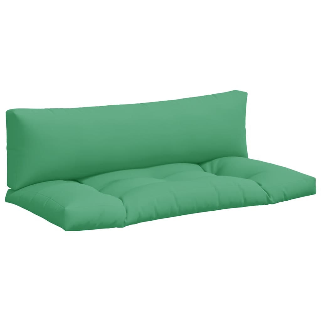 vidaXL Perne de paleți, 2 buc, verde, material textil
