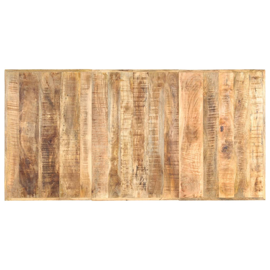 vidaXL Masă de bucătărie, 180x90x76 cm, lemn masiv de mango nefinisat