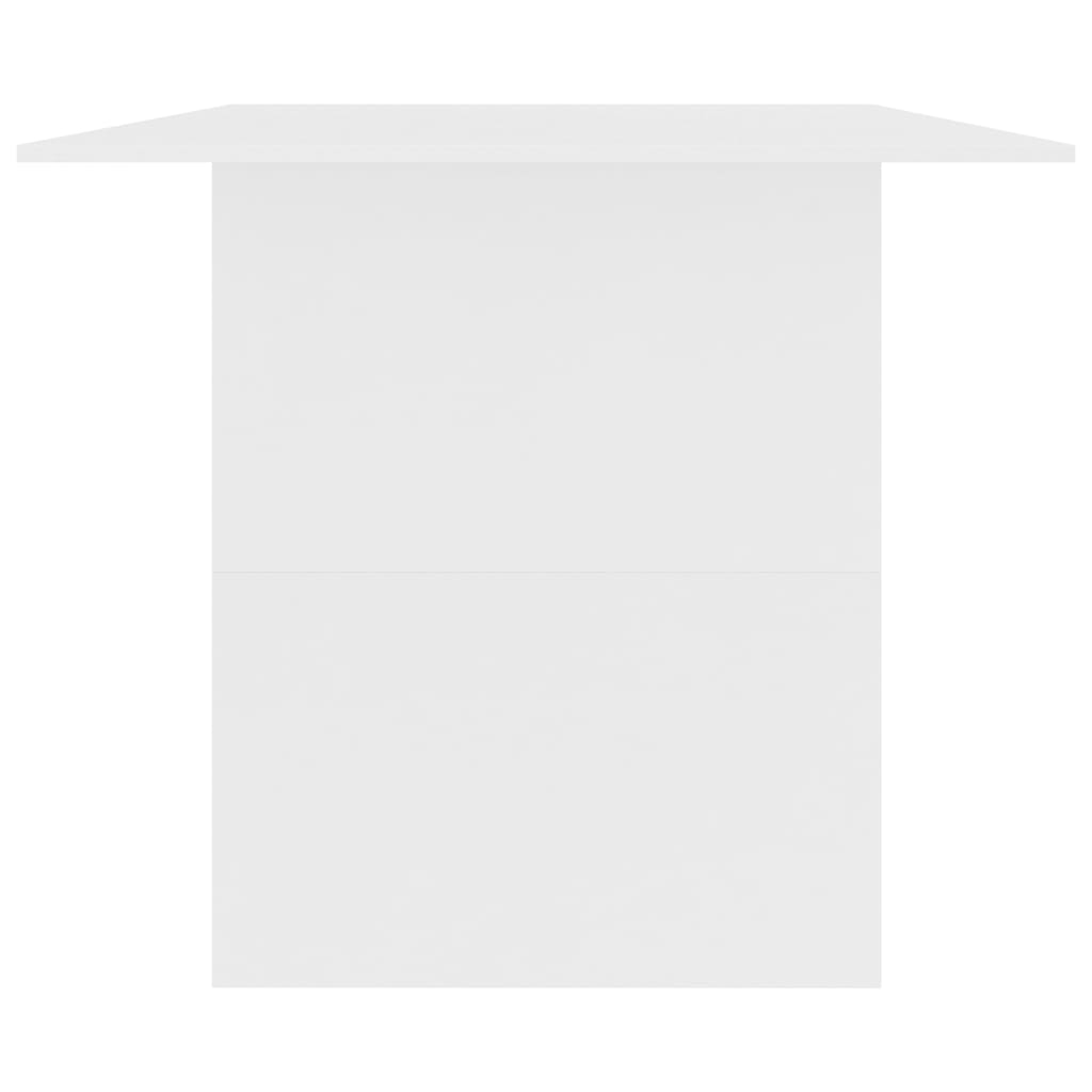 vidaXL Masă de bucătărie, alb, 180 x 90 x 76 cm, PAL