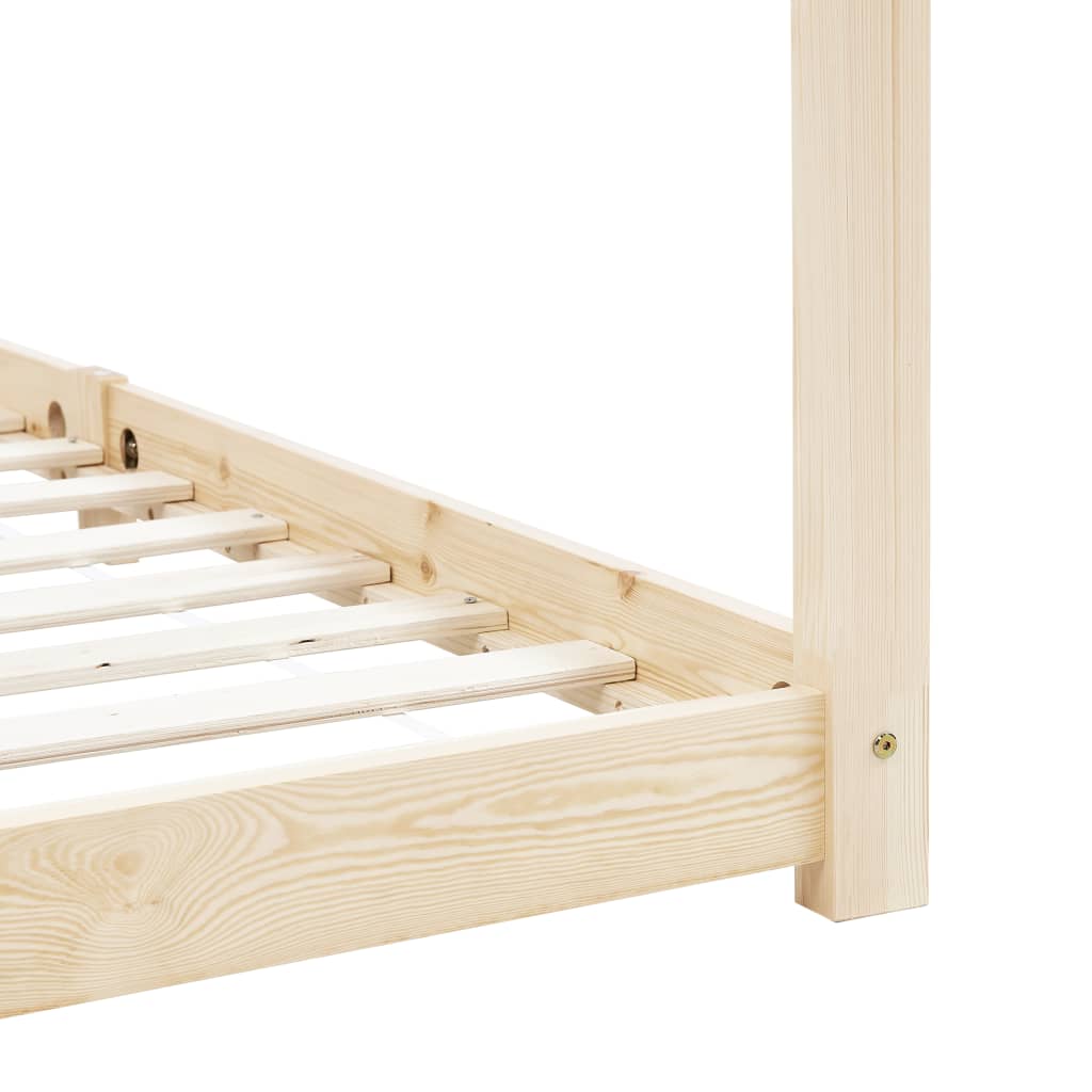 vidaXL Cadru pat de copii, 90 x 200 cm, lemn masiv de pin