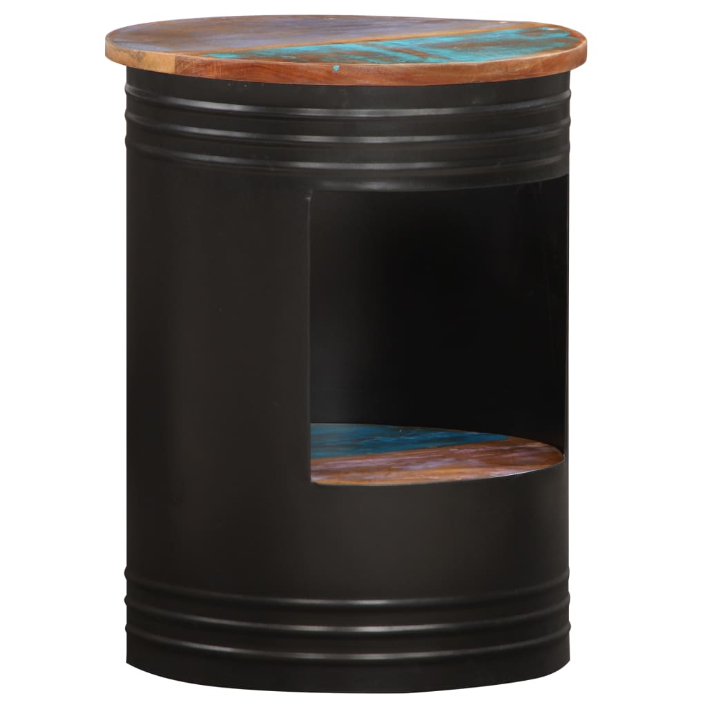 vidaXL Măsuță de cafea, 43 x 55 cm, lemn masiv reciclat