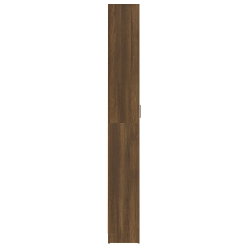vidaXL Șifonier de hol, stejar maro, 55x25x189 cm, lemn prelucrat