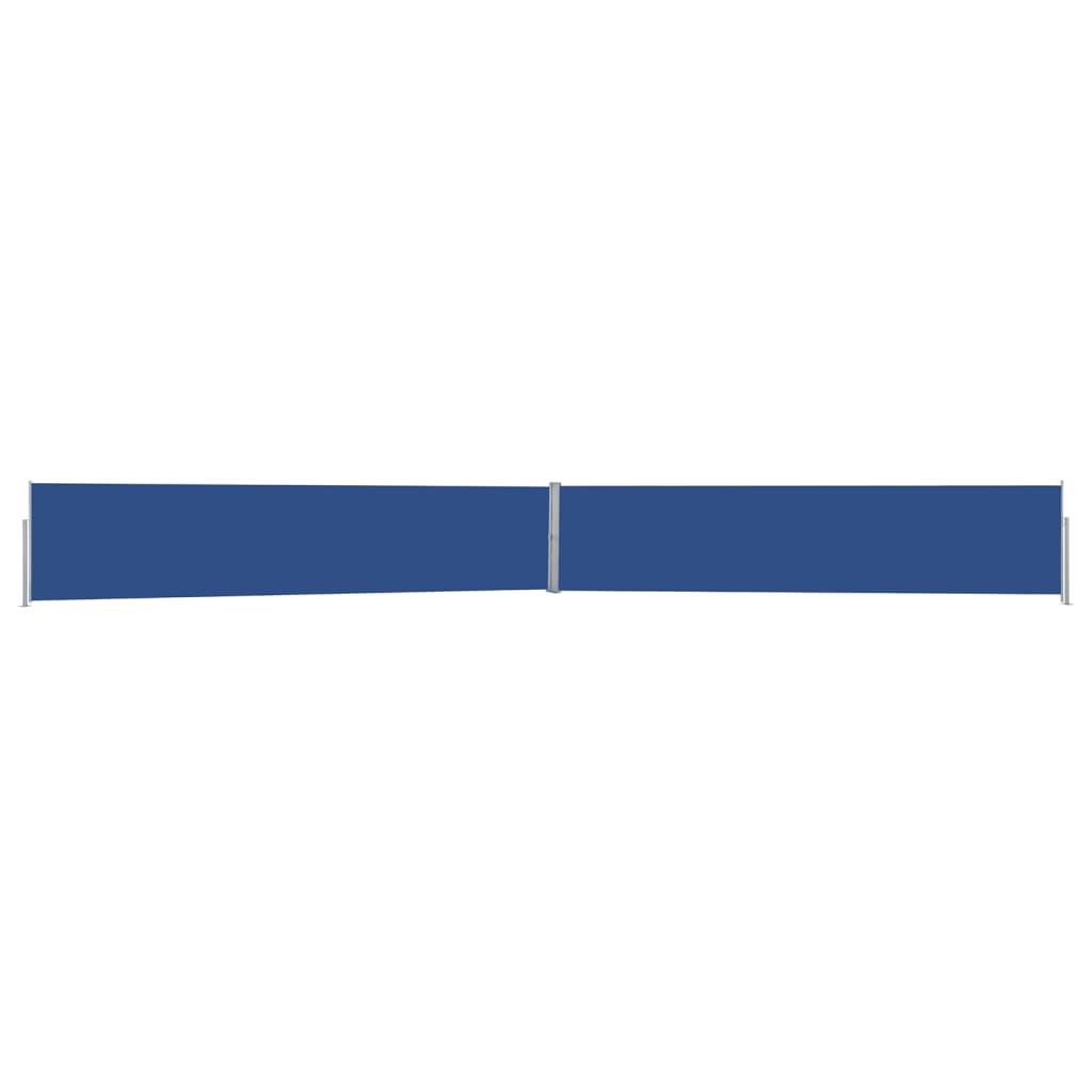 vidaXL Copertină laterală retractabilă de terasă albastru 140x1200 cm