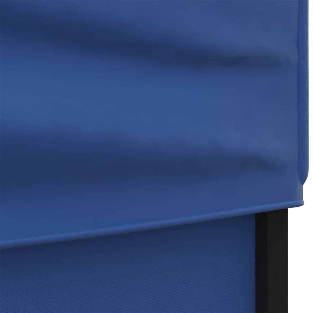 vidaXL Cort pliabil pentru petrecere, pereți laterali, albastru, 2x2 m