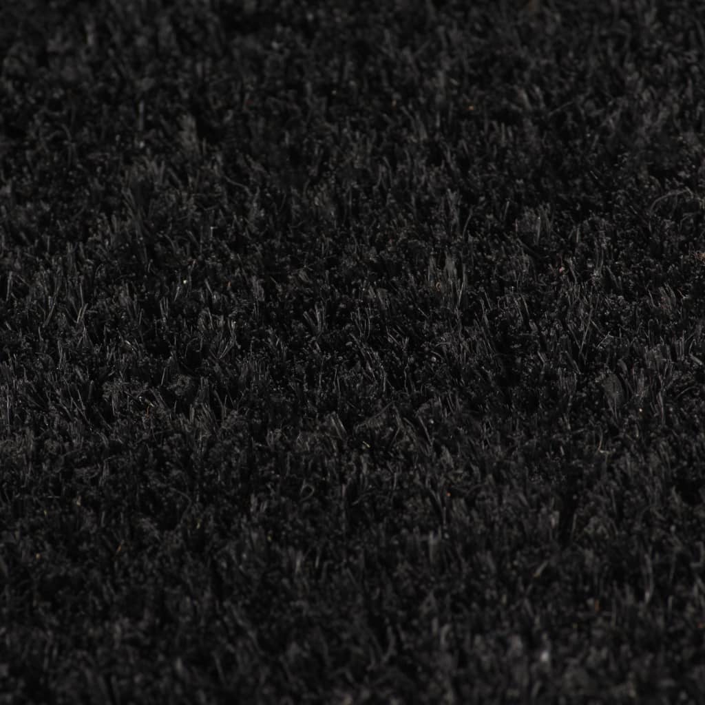 vidaXL Covoraș de ușă, 5 buc., negru, 40x60 cm, fibre de cocos