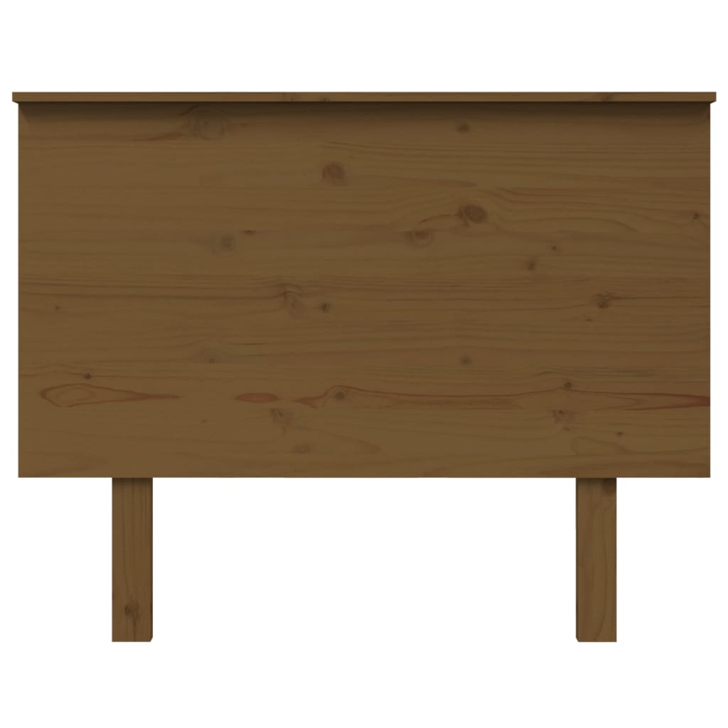 vidaXL Tăblie de pat, maro miere, 104x6x82,5 cm, lemn masiv de pin