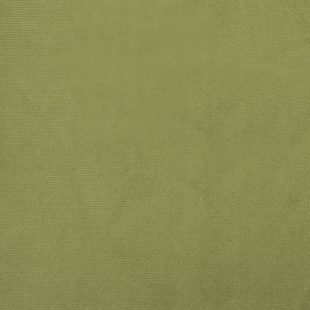 vidaXL Scaune de masă pivotante, 6 buc., verde deschis, catifea