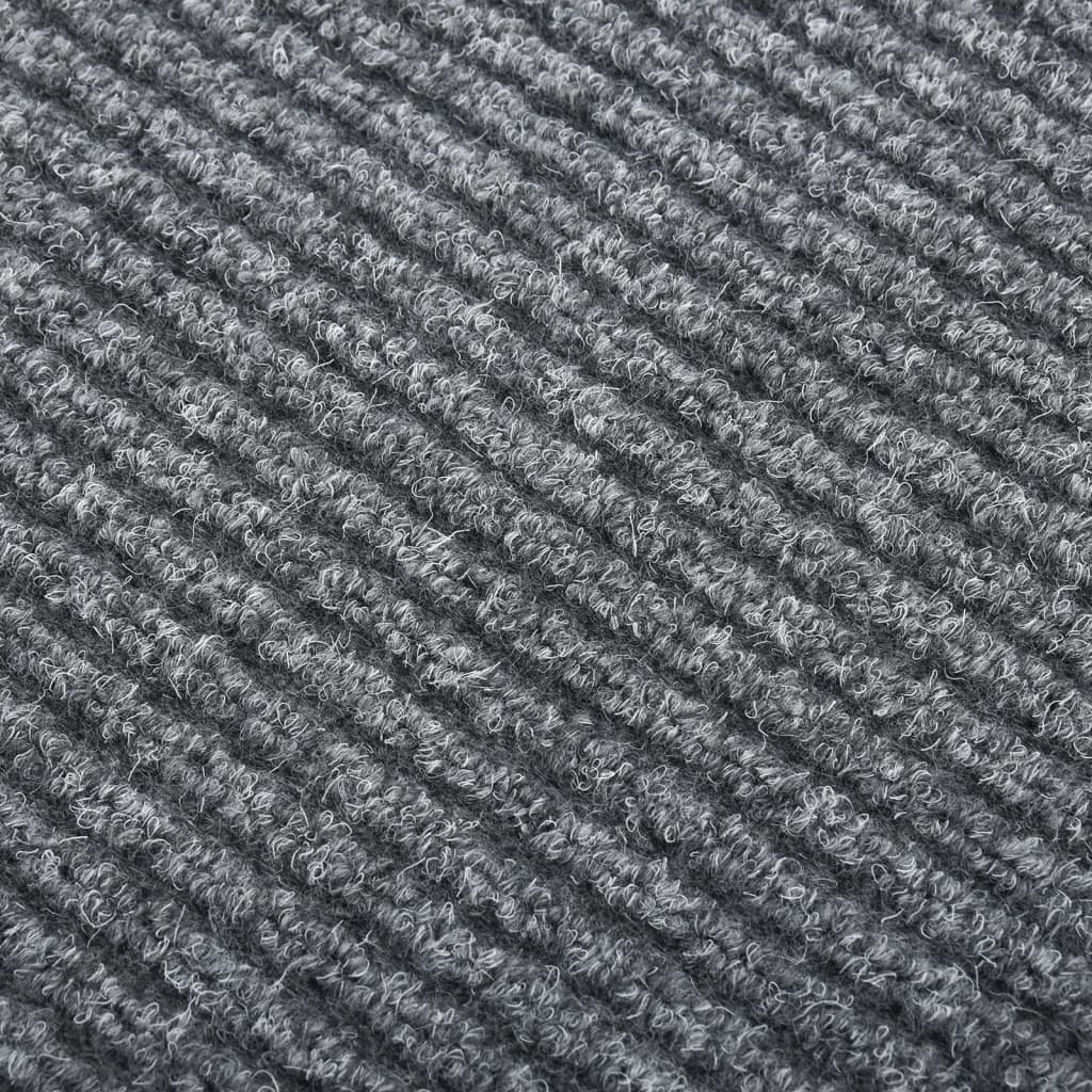 vidaXL Covor traversă de captare a murdăriei, gri, 100x350 cm
