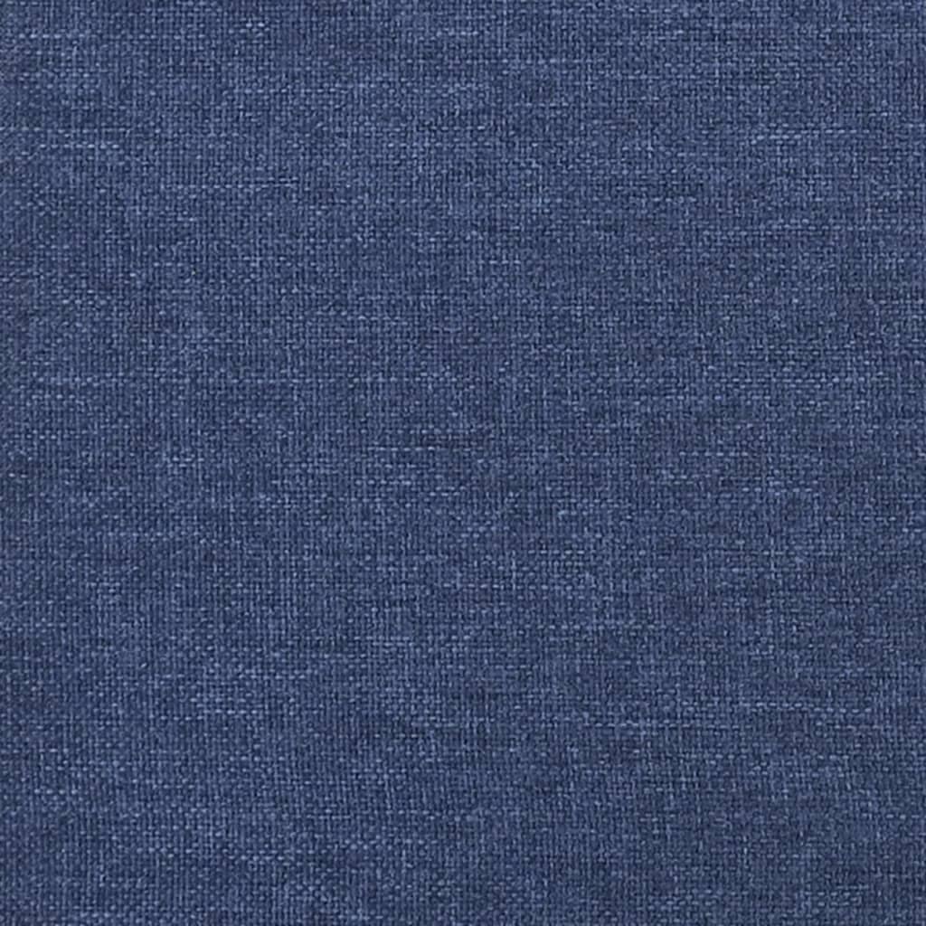 vidaXL Taburet, albastru, 60x60x36 cm, material textil