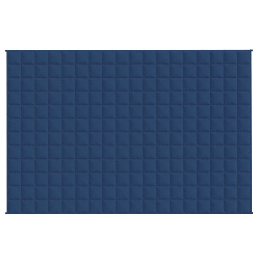 vidaXL Pătură anti-stres, albastru, 137x200 cm, 10 kg, textil