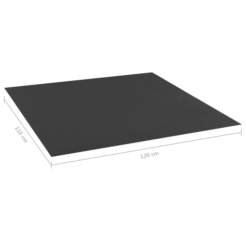 vidaXL Căptușeală de nisip, negru ,120x110 cm