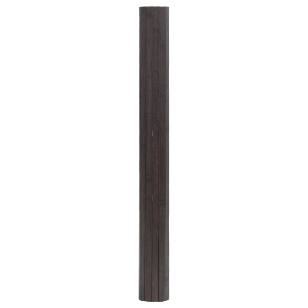 vidaXL Covor dreptunghiular, maro închis, 70x200 cm, bambus