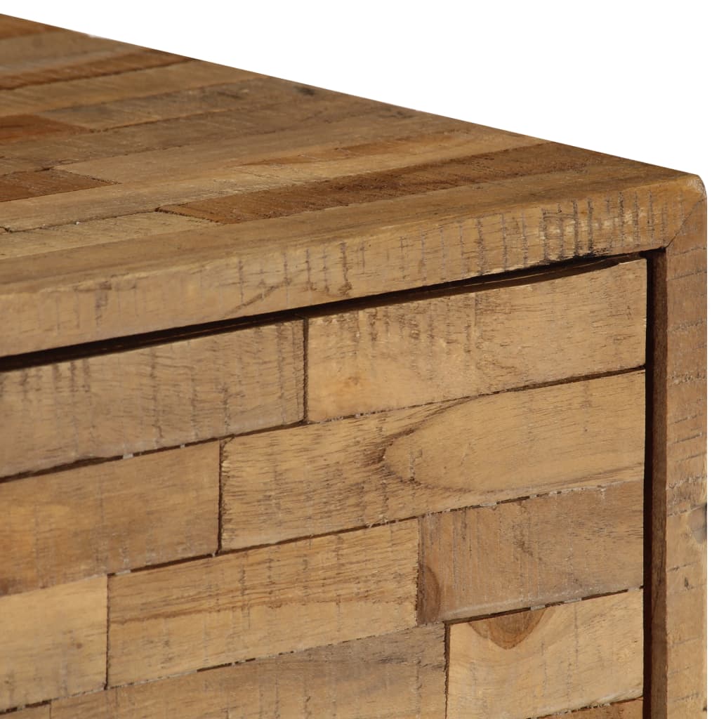 vidaXL Servantă din lemn de tec reciclat, 60 x 30 x 75 cm