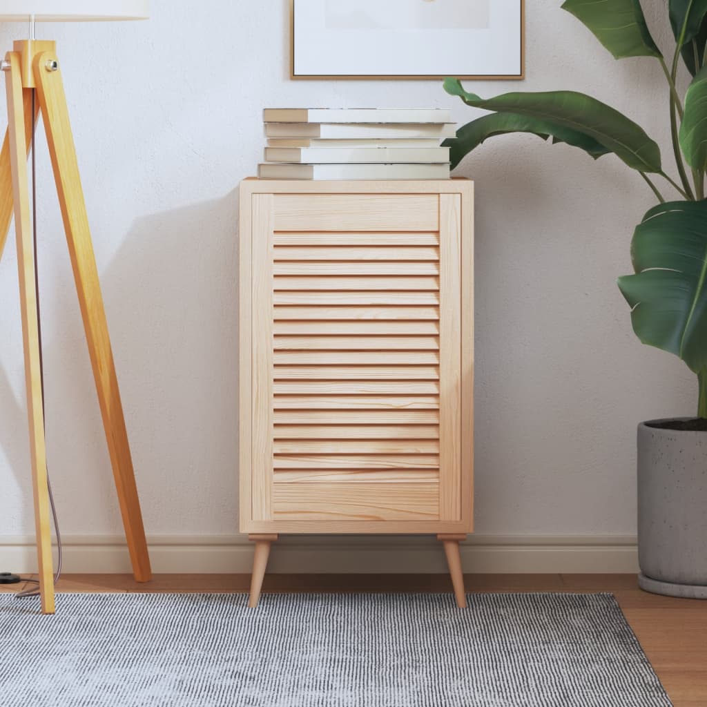 vidaXL Ușă de dulap cu design lambriu, 61,5x39,4 cm, lemn masiv de pin