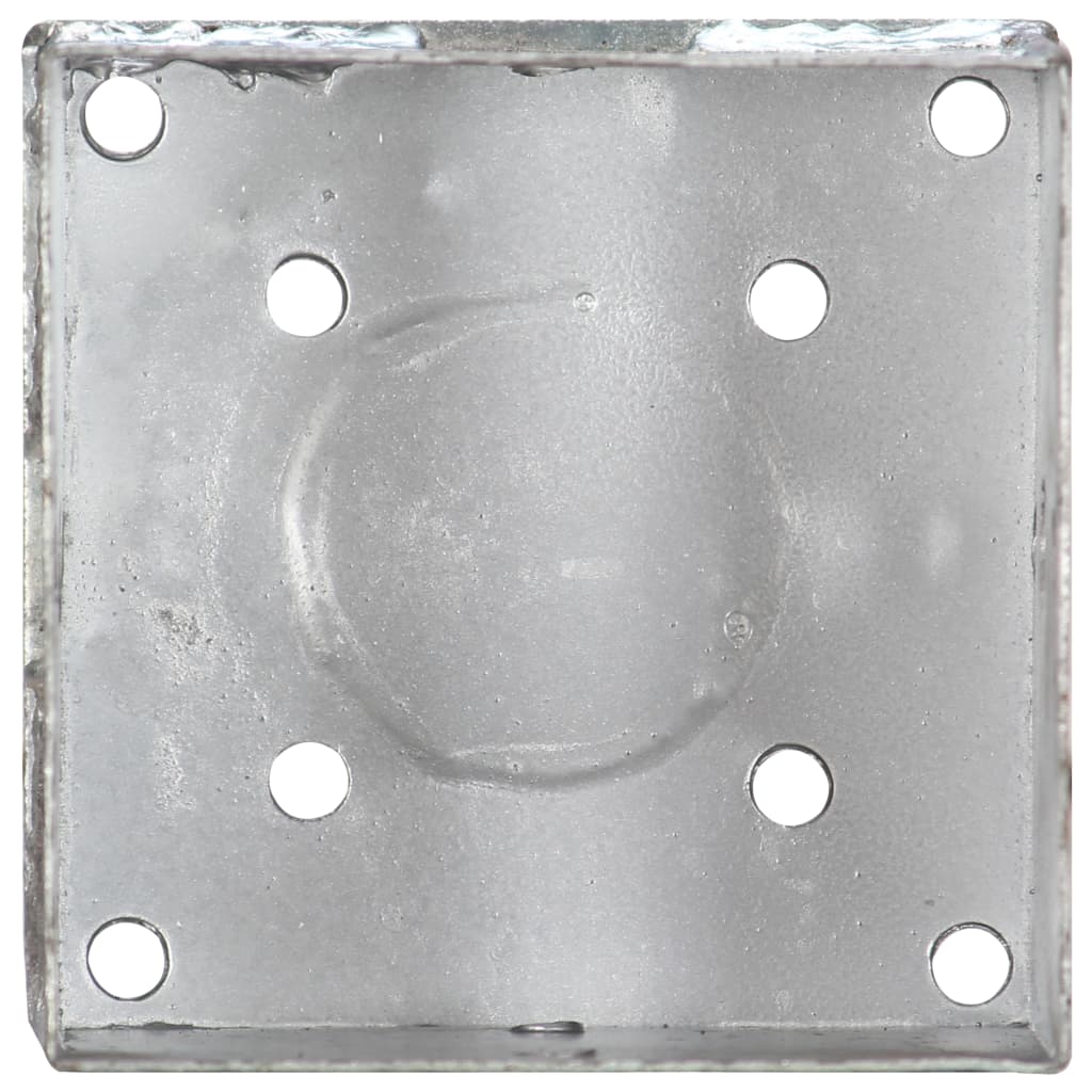 vidaXL Țăruși de sol, 6 buc., argintiu, 14x14x58 cm, oțel galvanizat
