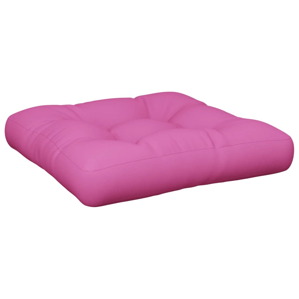 vidaXL Perne de paleți, 2 buc., roz, material textil