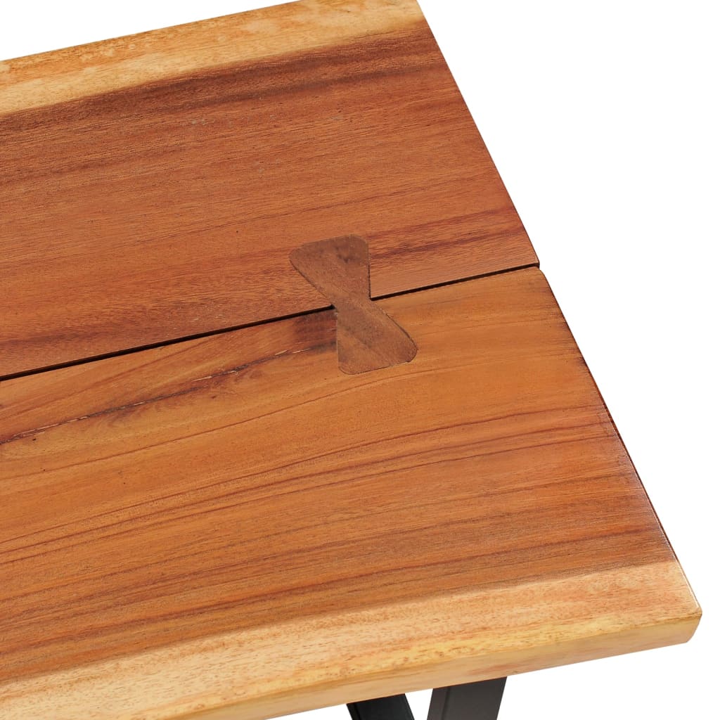 vidaXL Măsuţă de cafea, 102x54x41 cm, lemn masiv de suar