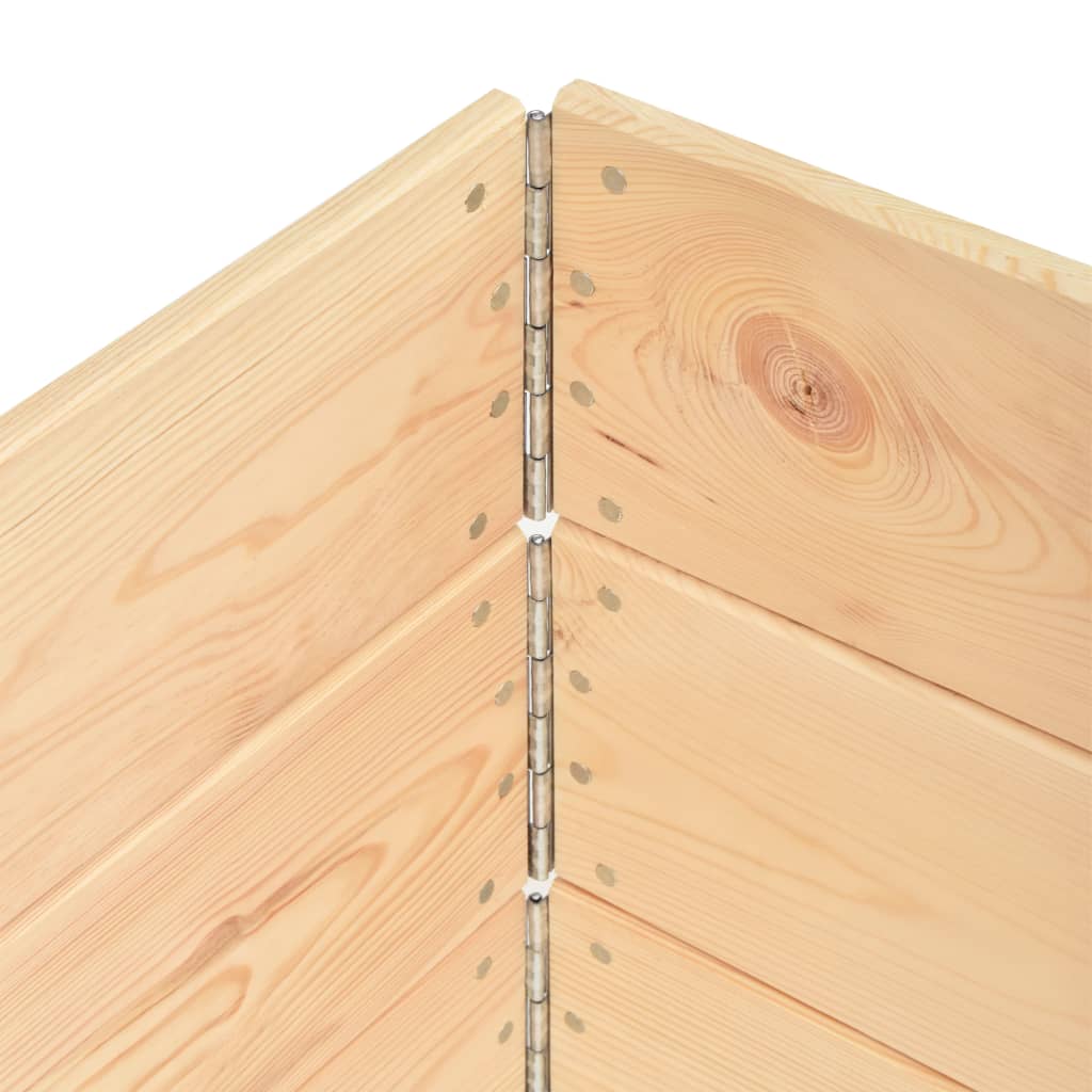 vidaXL Rame pentru paleți, 3 buc., 100 x 100 cm, lemn masiv de pin