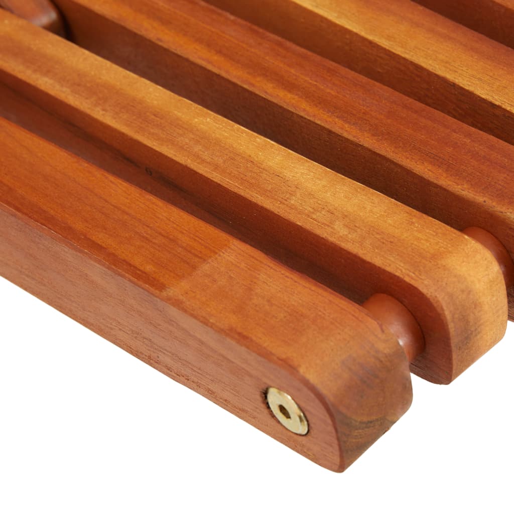 vidaXL Șezlonguri de exterior pliabile, 2 buc., lemn masiv de acacia