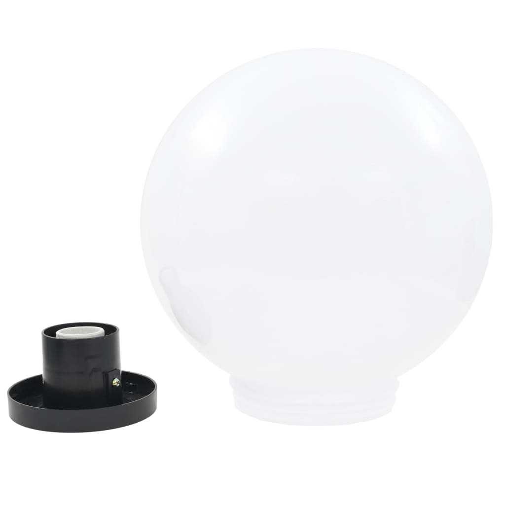 vidaXL Lămpi bol cu LED, 2 buc, sferice, 30 cm, PMMA
