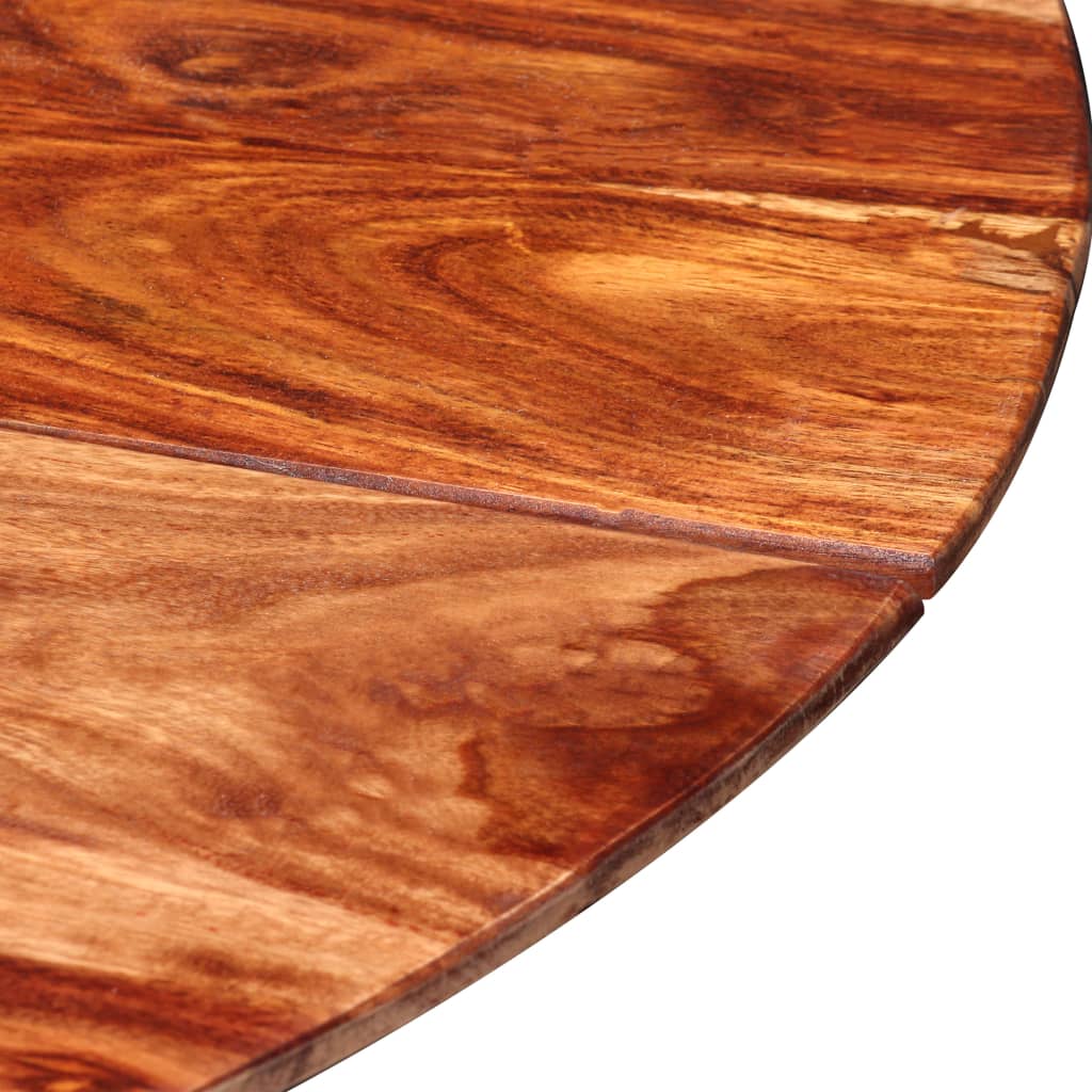 vidaXL Masă de bucătărie, lemn masiv de sheesham, 120 x 77 cm