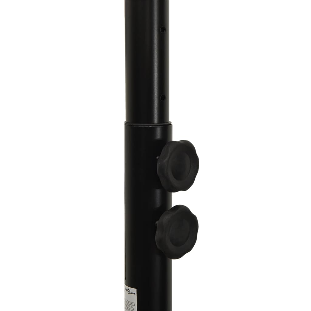 vidaXL Suport cu coș de baschet, negru, 216-250 cm, polietilenă