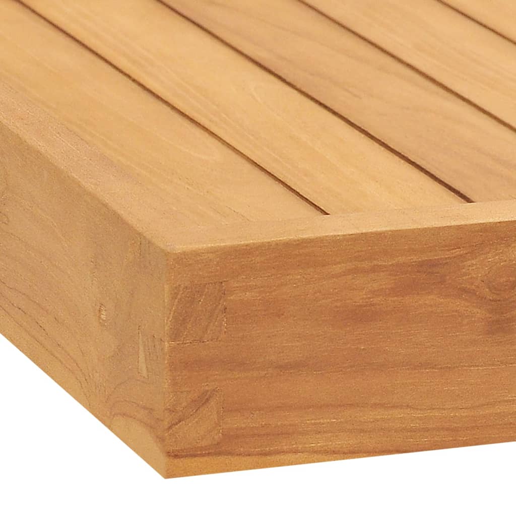 vidaXL Tavă pentru servit, 50x50 cm, lemn masiv de tec